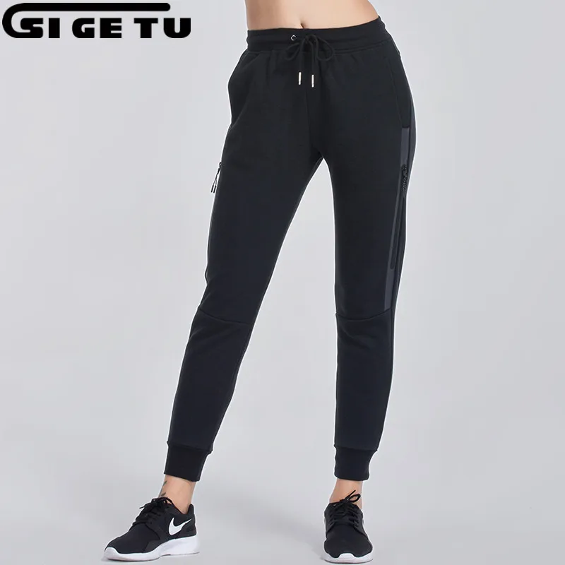 

2017 New cotton Sportswear Women's elastic Sports and fitness Jogging pants Sportswear Jogging Pants Athletic Running Tights