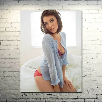 

Lauren Cohan Actress TV Series Walking Dead Silk Canvas Posters 13x18 32x43 Inch Picture For Room Decor -5
