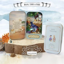 Милая комната DIY коробка театральный Кукольный дом мебель украшения собрать наборы деревянные головоломки Кукольный дом Miniaturas дом игрушка для ребенка