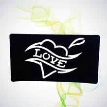 Любовь хна сердце полый трафарет татуировки паста HG50 женское тело назад плечо Искусство переводная вода голографический шаблон татуировки