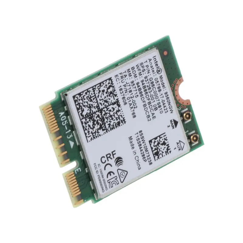 Для 1730M Intel 9560NGW Беспроводная AC M.2 CNVio Двухдиапазонная Bluetooth 5 0 Wifi карта 01AX768|Сетевые