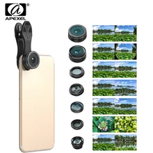 7 в 1 Набор объективов для телефона рыбий глаз Супер широкоугольный макрообъектив CPL фильтр калейдоскоп и 2X зум-объектив для смартфона