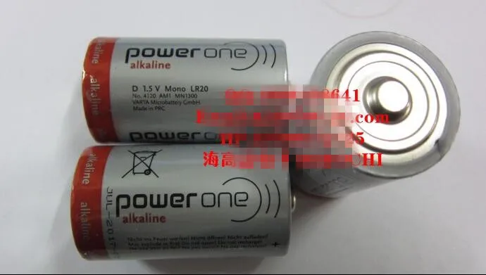 

2PCS Germany LR20 D type 1 powerone high performance AM1 battery MN1300 MONO