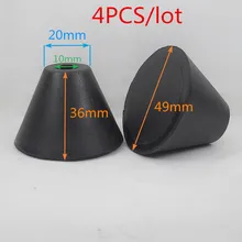 Finlemho DJ динамик Кабинет резиновые ножки Ремонтный комплект бас части 4 шт. для сабвуфера домашнего кинотеатра караоке НЧ-динамик F5035