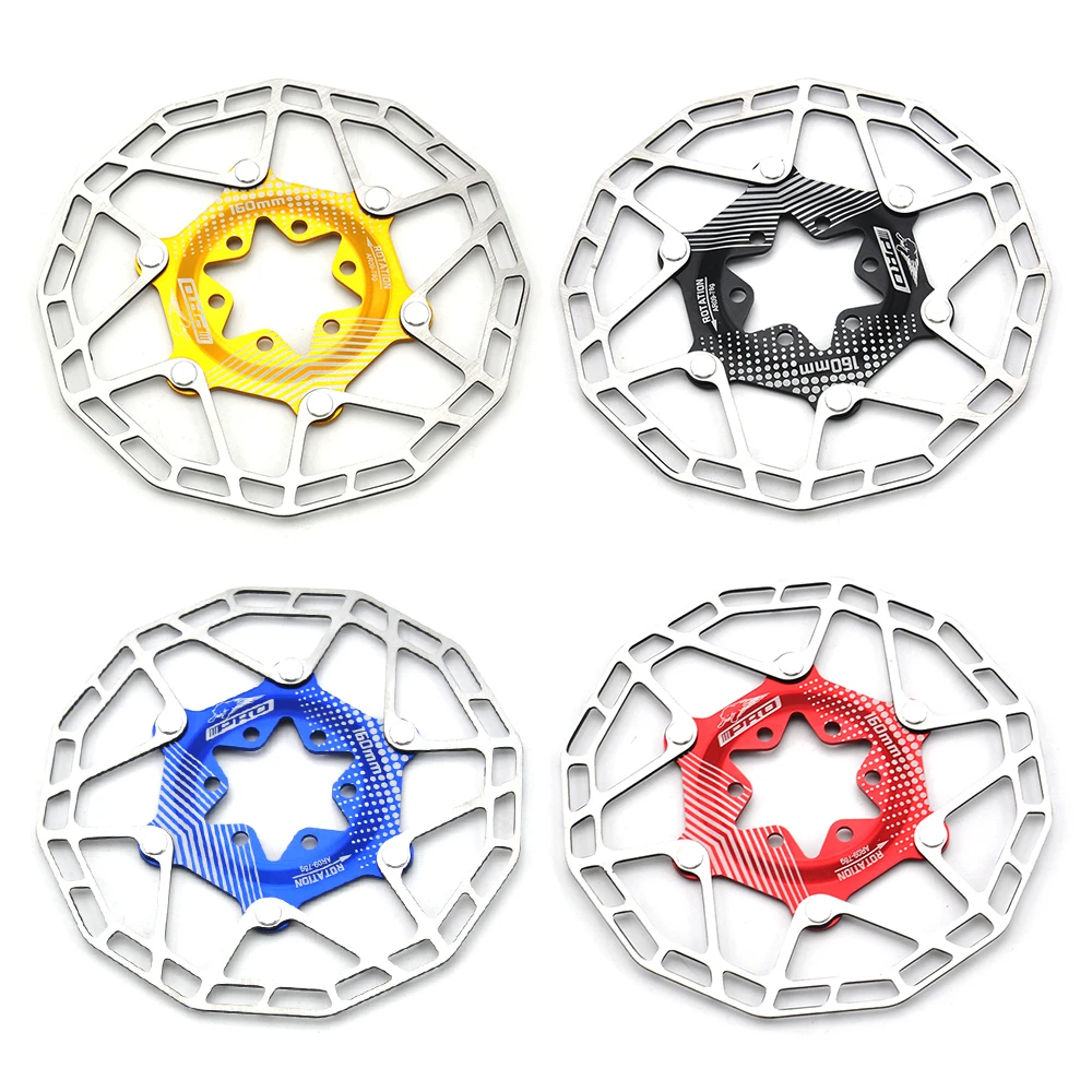 

2019 New MTB 140/160/180/203mm Bicycle brake disc Down Hill Floating Bicycle Brake Six Nail Disc for Mountain Bike Brake Rotors