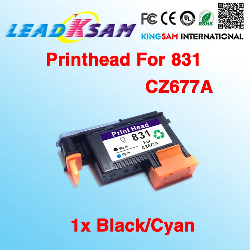 

1x Black/Cyan 831 printhead compatible for hp831 CZ677A Latex 310 330 360