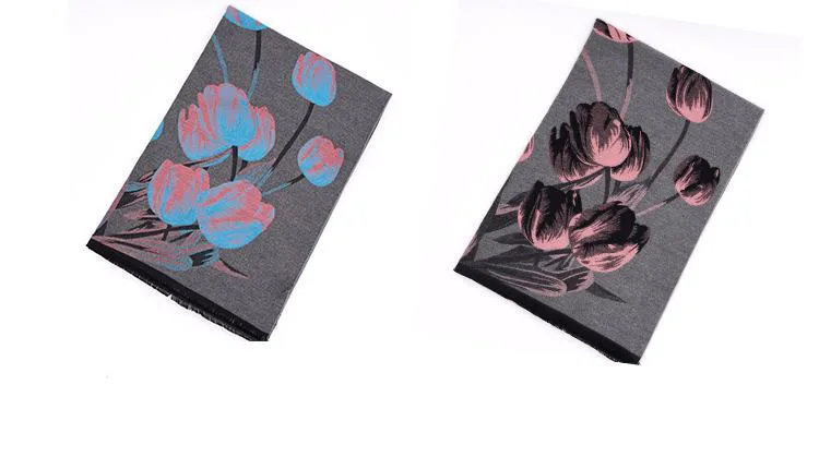 cashmere lã cachecol para mulheres marca de