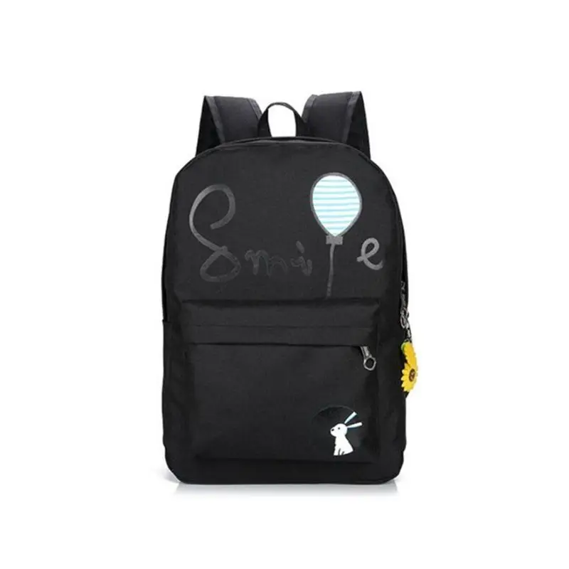 

4Pcs/set Canvas Women Backpack Schoolbag Printing Cute Rucksack Casual Daypack School Bag Bagpack for Teenager Girls