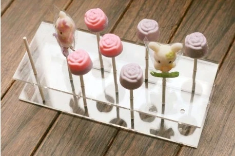 2pcs Cake Pop Stand,24 Hole Clear Acrylic Lollipop Holder, Lollipop Sticks,  Plastic, Transparent | Fruugo CA
