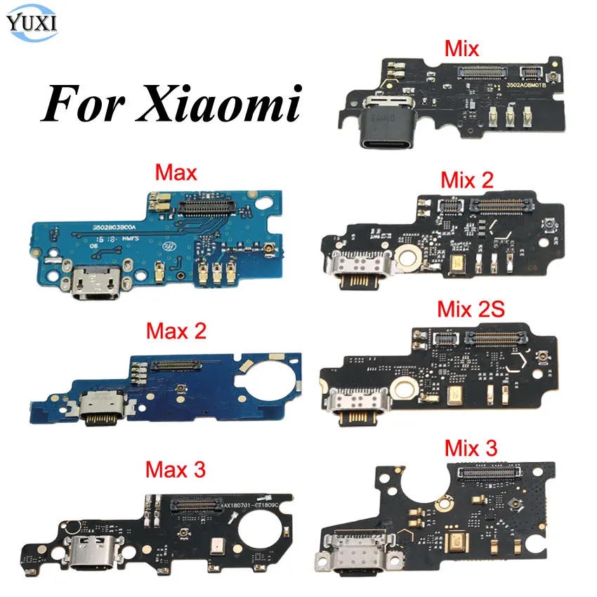 Юйси USB порт зарядное устройство док-станция разъем гибкий кабель для Xiaomi mi Max 2 3 mi x 2 2S 3 плата с зарядным портом Замена