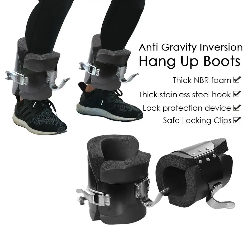 Inversion Foot Cover Machine Boots High Decompression Abdominal Inversion Foot Cover Machine Boots High Decompression Abdominal Exercises Black Anti Gravity Hang Up Therapy In Ab Rollers From Sports