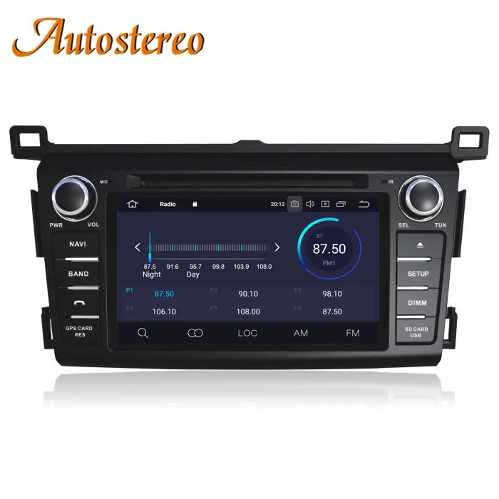 Sale Autostereo Android 9.0 RAM Car GPS Navigation For Toyota RAV4 2013 2014 2015 Auto multimedia Radio tape recorder Car DVD player 5