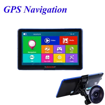 

7 inch Car GPS Navigation Capacitive screen FM Built in 8GB/256M WinCE 6.0 Map Truck vehicle gps Navigator