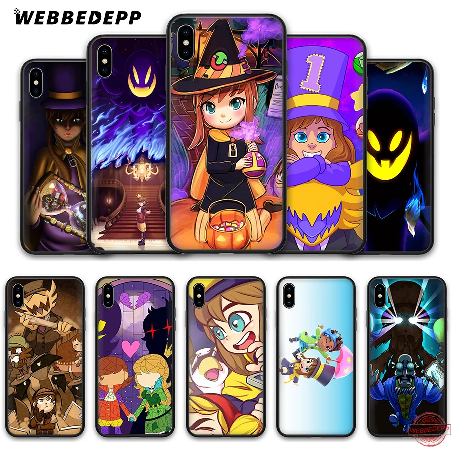 WEBBEDEPP A Hat in Time Soft Silicone Case for iPhone 8 7 6S 6 Plus 11 Pro XS Max XR X 5 5S SE Back Shell | Мобильные телефоны и