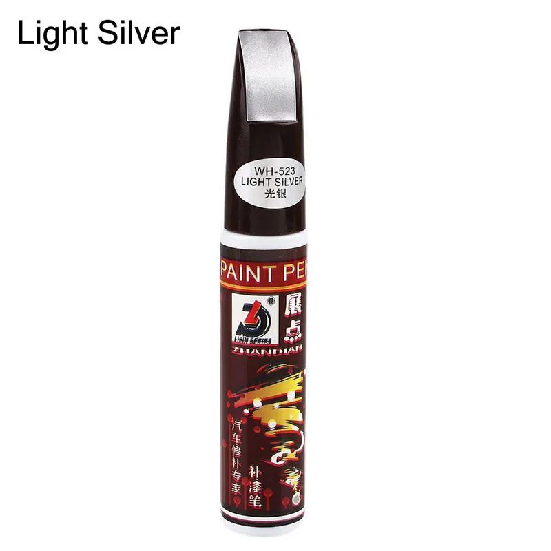 Для автомобильной краски, ручка, покрытие, защита от царапин, ремонт, аппликатор, нетоксичный, Прочный инструмент, NR - Цвет: Light silver