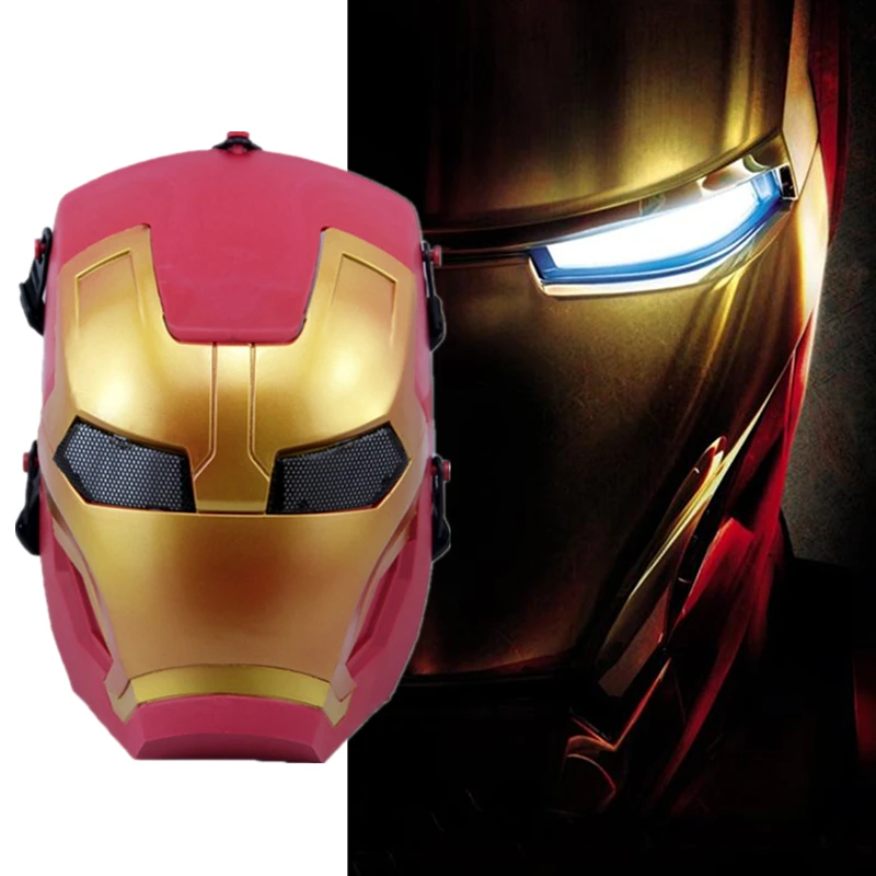 

Marvel Film and Television Periphery Iron Man Mask Cosplay Prop Accessories Masquerade Halloween Mask Dress Up