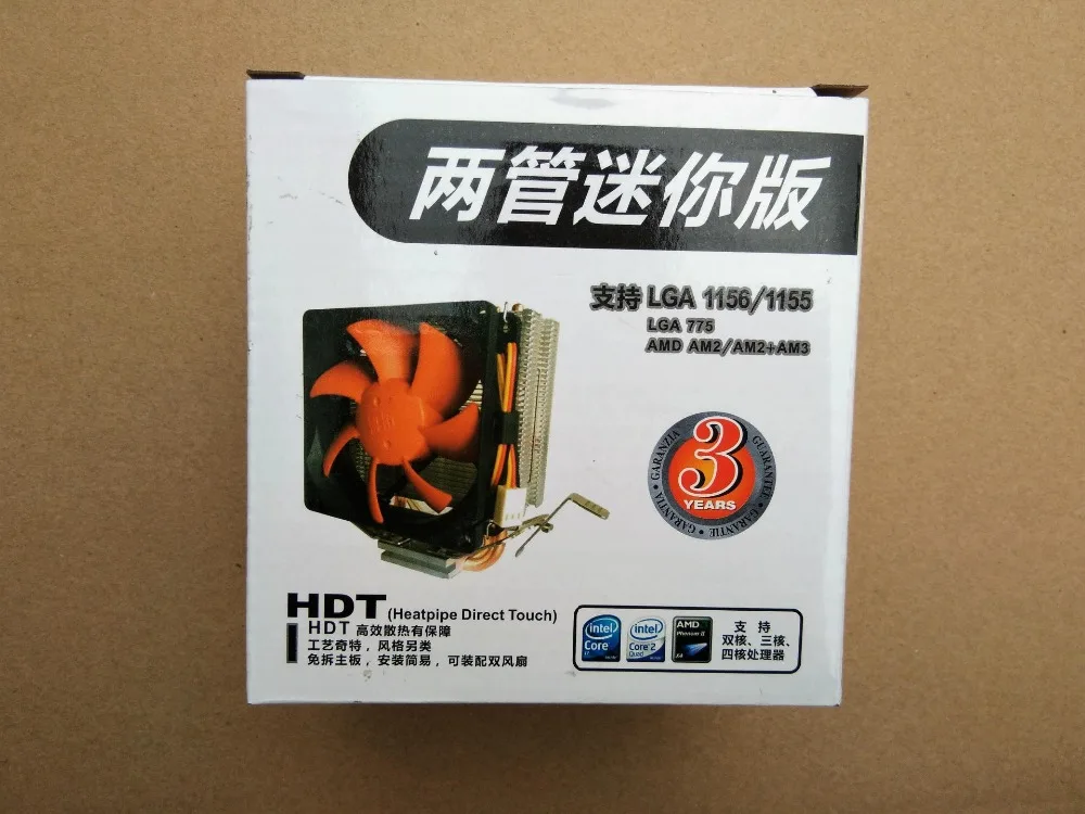 2 тепловых радиатора кулер ЦП для Intel LGA775/1155/1156 AMD 754/FM2/AM3/AM2 + радиатор вентилятор