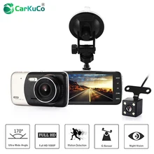 Car DVR 4 IPS Screen Video Recorder Car font b Camera b font Dual Lens FHD