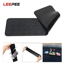 LEEPEE, длинный Противоскользящий коврик для телефона, ключей, приборной панели автомобиля, липкий коврик, нескользящий коврик, держатель, гелевая Волшебная текстура, двойное автоматическое использование для дома