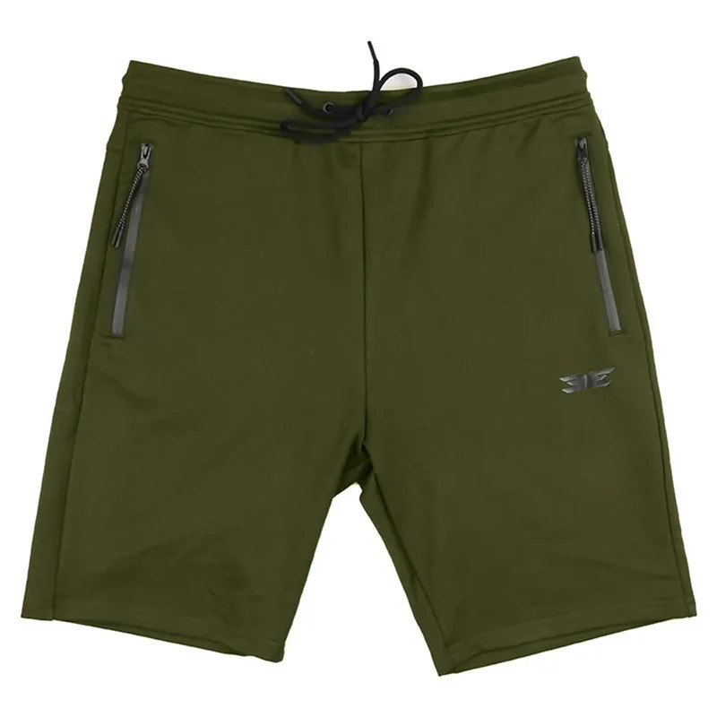 Высококачественные хлопковые мужские шорты для фитнеса Лето, пляжные новые модные шорты с карманами на молнии, Лидер продаж - Цвет: 2
