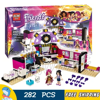 

282pcs Friends Super Pop Star Dressing Room Singer Dancer 10404 Building Kit Figure Blocks Kids Toys Compatible With