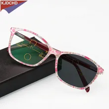 Transizione Sole Fotocromatiche Occhiali Da Lettura women Gatto occhiali da vista In Acetato мультифокальная прогрессивная Occhiali
