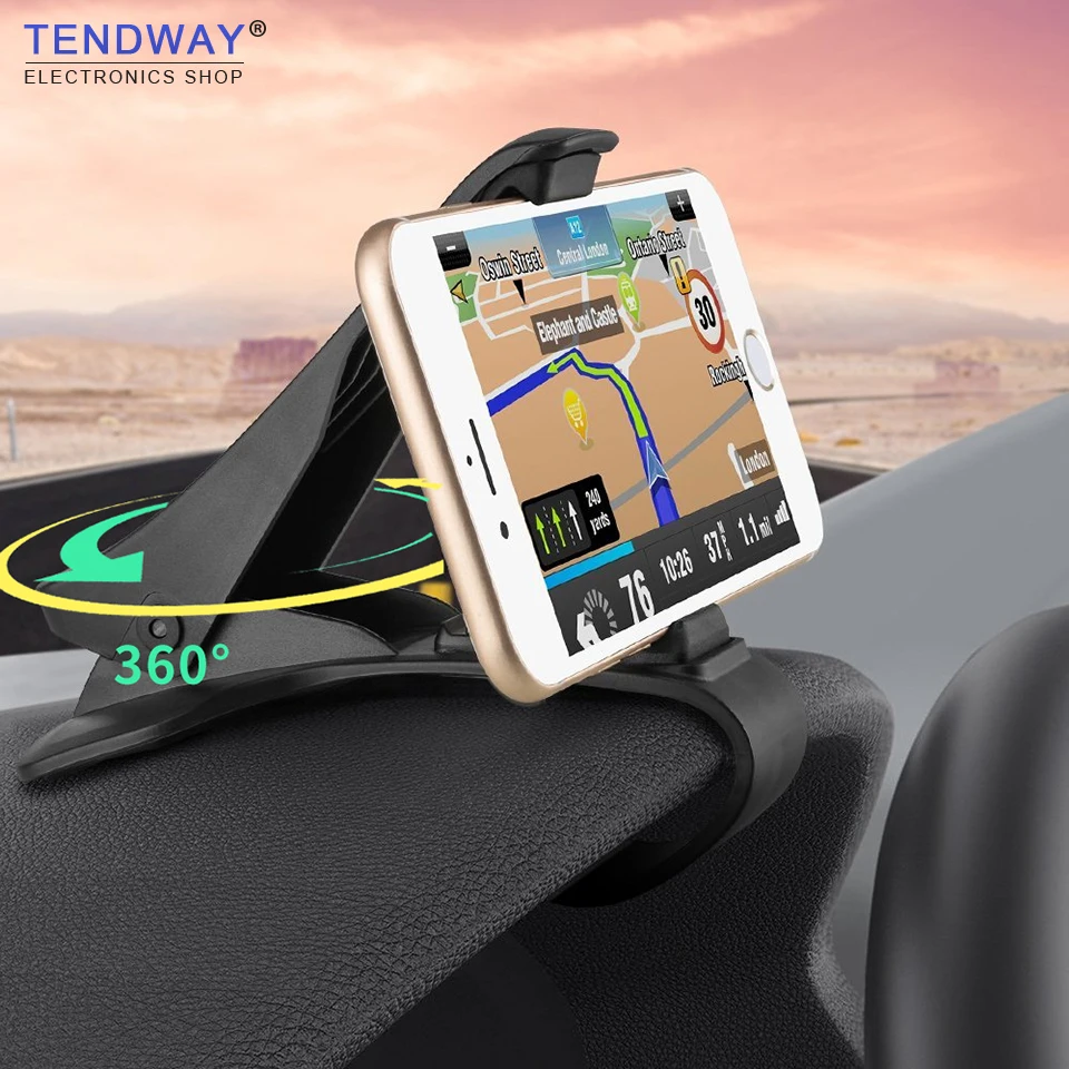 Tendway Автомобильный держатель для телефона крепление на приборную панель