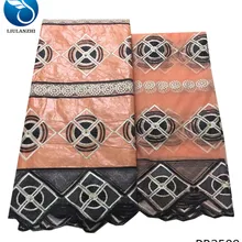 LIULANZHI Базен riche кружевная ткань последняя кружевная ткань парча жаккардовая ткань на заказ материал с бисером 5+ 2 ярдов/партия PB25