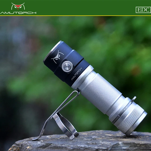 Amutorch AX2  XPL HD 1200LM  Stepless Dimming  18650/ 16340 EDC Led flashlight