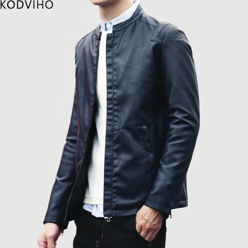 

Mens Leather Jackets Men PU Bomber Jacket Man Red Brown Biker Coat Male Autumn Spring Motorcycle Clothing Thin Black Jaket 4XL