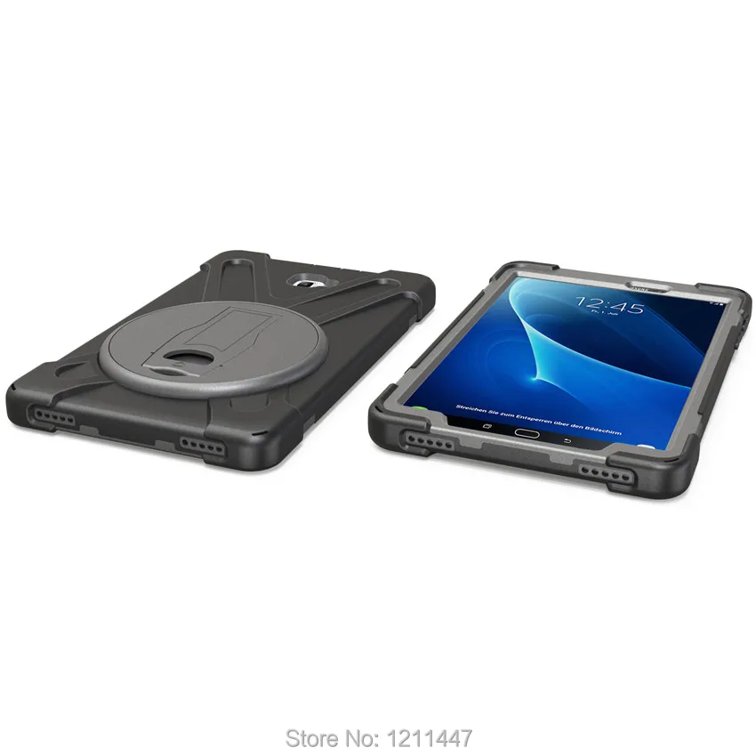 Чехол для samsung Galaxy Tab a 10,1 t580 T585 T580N, для планшета, для детей, безопасный, противоударный, бронированный, твердый чехол+ ремешок на руку и шейный ремень