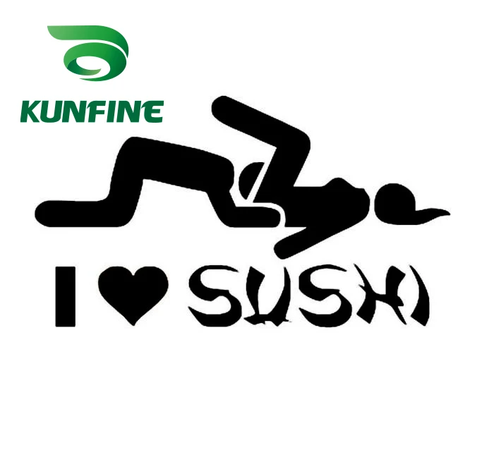 I LOVE SUSHI   car sticker car decal -1