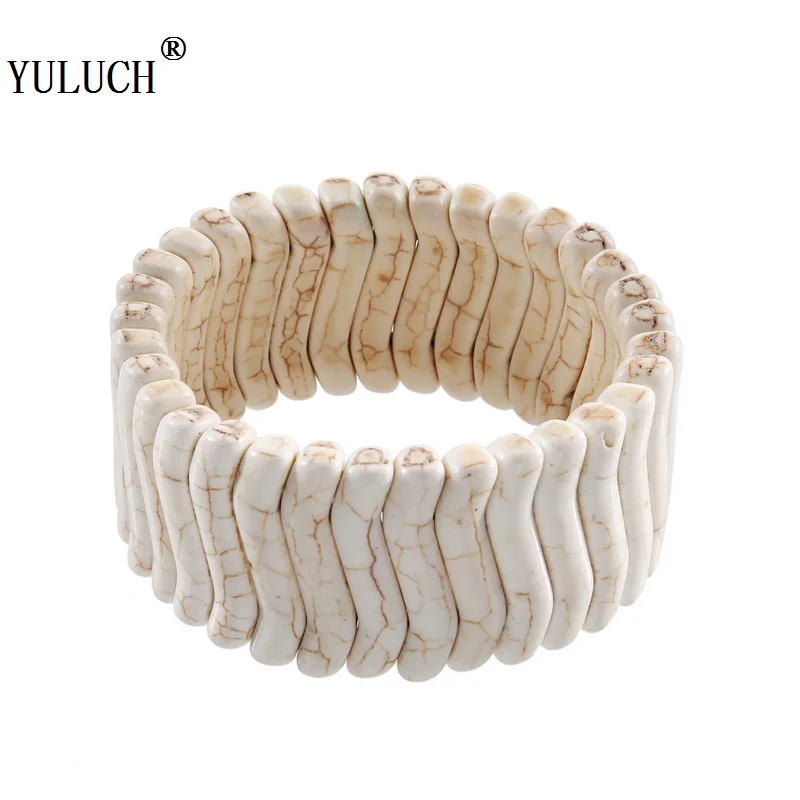 

YULUCH Ivory white, Multicolor bracelets & Blue Bracelets Vintage Style For Fashion Jewelry For Woman Suitable For Holidays