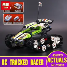 Lepin 20033 452pcs Technic Series The RC Track Remote-control Race Car Set Educational Building Blocks Bricks Toys 42065