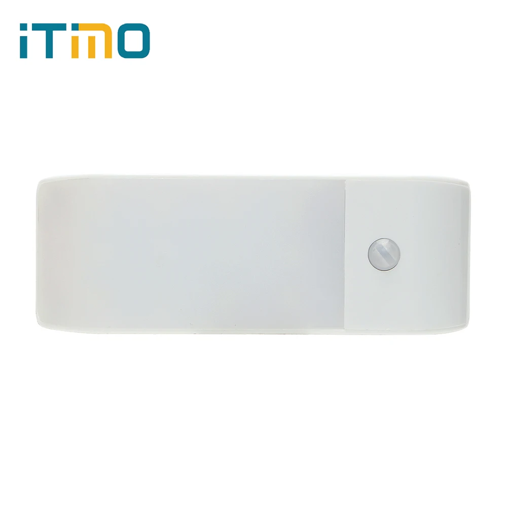 

ITimo Motion Sensor Night Light Wireless Motion Activated Lamp Closet Light PIR LED Cabinet Night Lighting USB Rechargeble