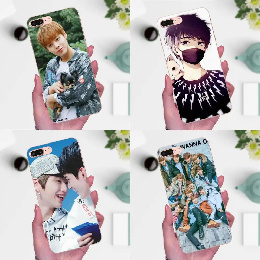 Корейский певец Wanna One Diy Красочные для Galaxy A3 A5 A7 On5 On7 2015 2016 2017 Grand Alpha G850 Core2 Prime S2 I9082
