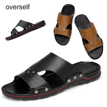 Сверх пляжные сандалии повседневные Для мужчин вьетнамки Новая мода Для мужчин летние массажные тапочки дышащая обувь мужские повседневные Большие размеры 47