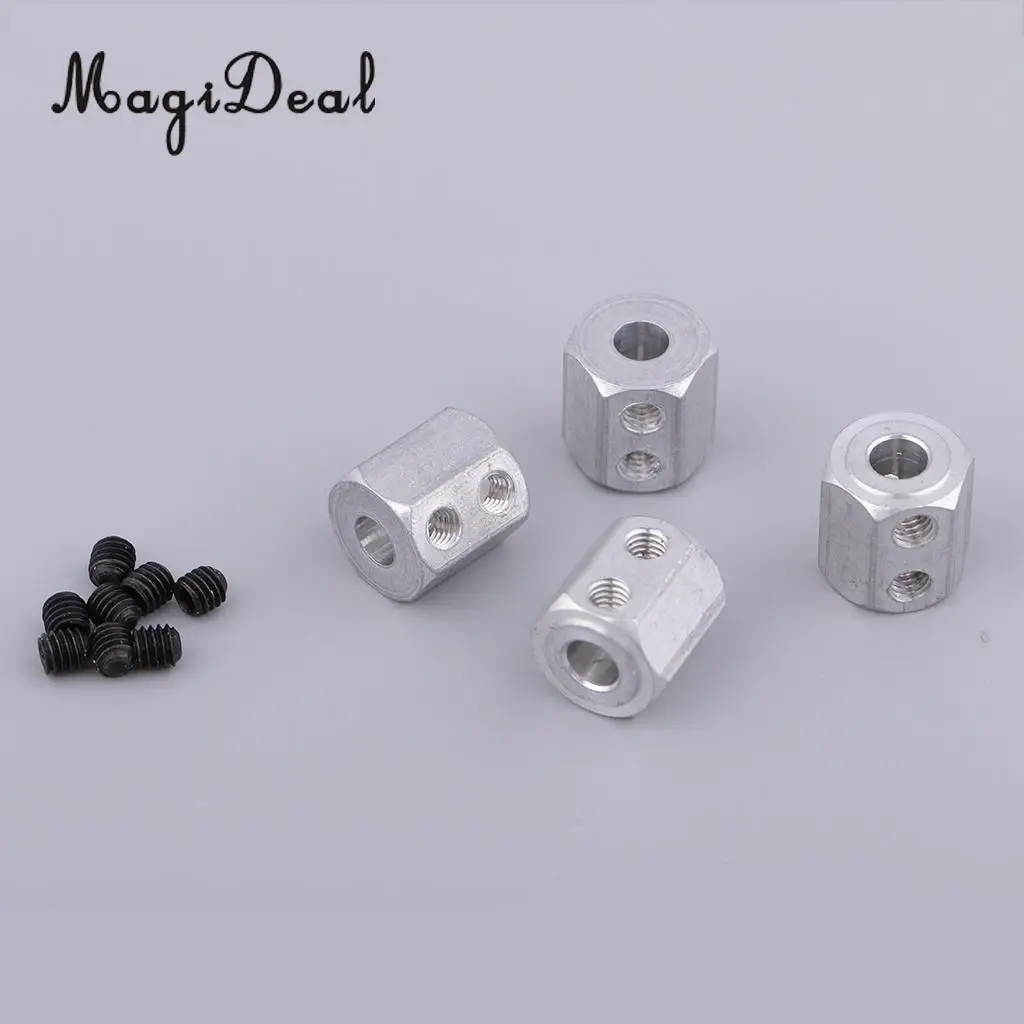 1/10 RC Car 4x 12mm Wheel Rim Hub Hex Adapter Connectors 08065 for HSP Accessory