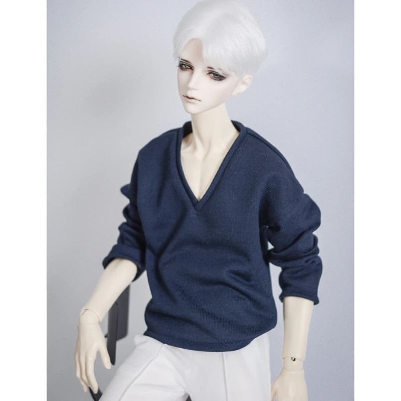 BJD кукла синий свитер наряды одежда Топ для 1/4 17 &quot1/3 24&quot высокий MSD SD SD17 DK DZ AOD DD |