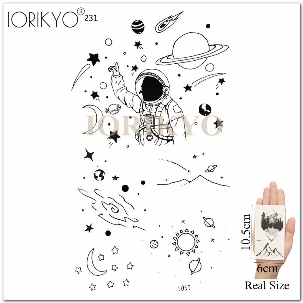 Маленькие гаджеты IORIKYO женские тату наклейки перьевые птицы искусство временные