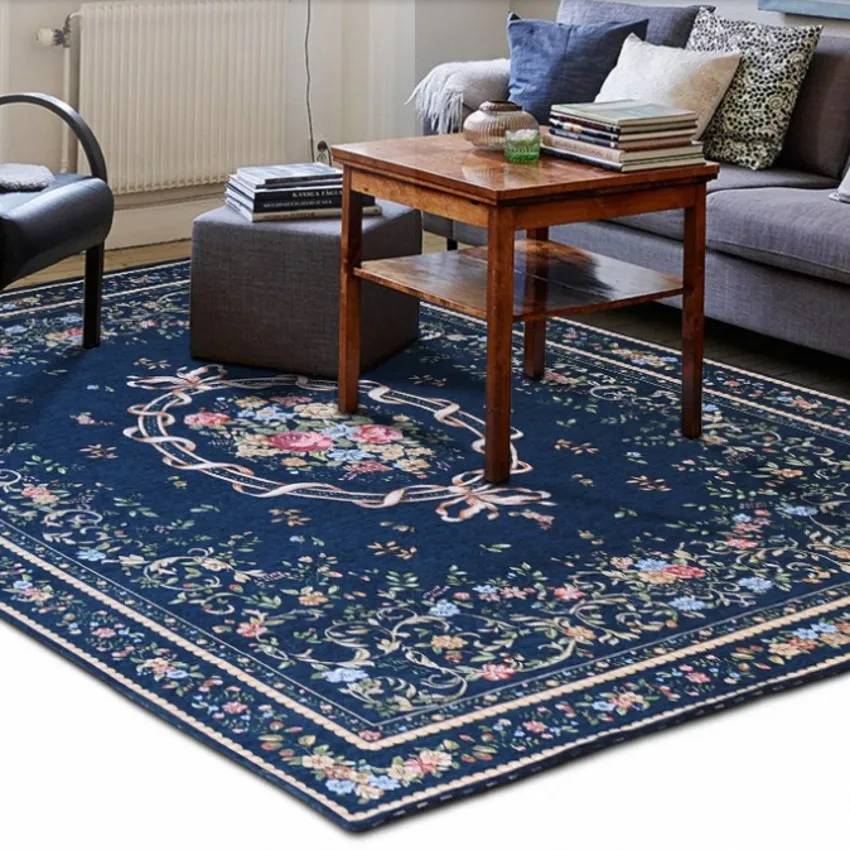 Легко мыть смешанный ковер большой персидский в реактивном стиле Виктория