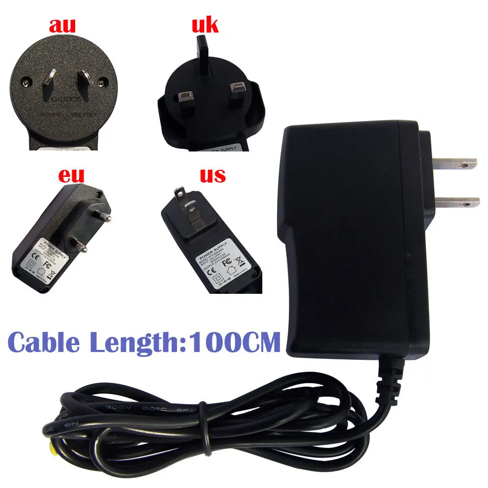 

1~50pcs Universal Adapter Charger for Android TV box Set-top boxes Shield TV Input 100-240V 50/60Hz 0.5A Output 5V 2000mA MXQ T9