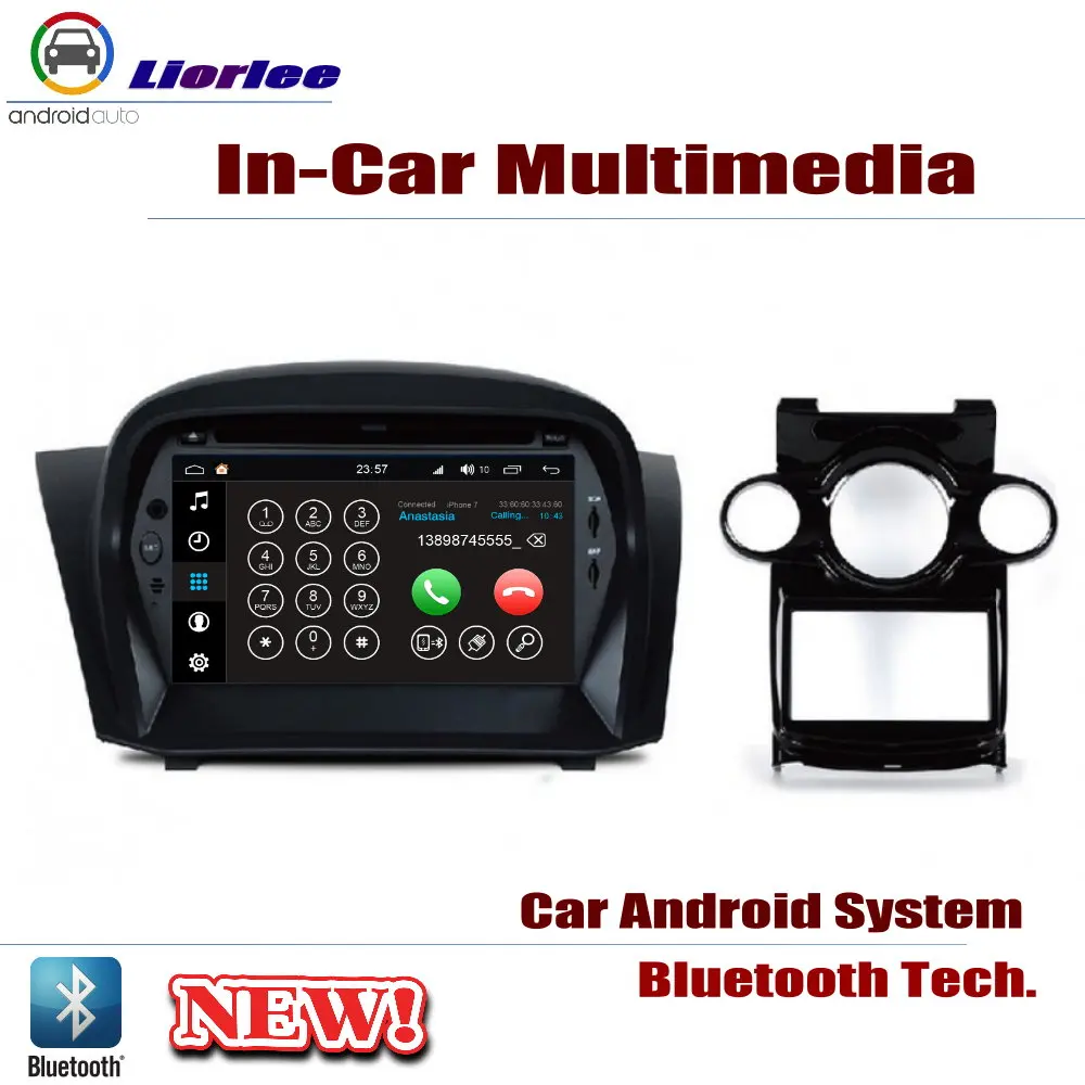 Discount For Ford Fiesta 2009~2018 Car Android Player DVD GPS Navigation System HD Screen Radio Stereo Integrated Multimedia 4