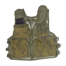 Регулируемый Тактический штурмовой жилет боевой военный армейский страйкбол несущий Molle сетчатый жилет открытый охотничий Пейнтбол рыболовный сетчатый жилет