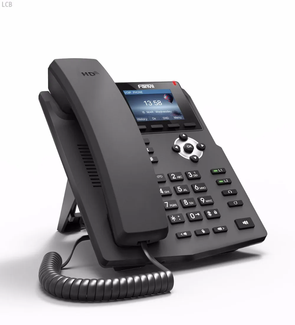 

Multi-language VOIP Color Screen Phone 2 SIP Lines IP Phone With HD Voice Smart Enterprise IP Phones For Desktop Wall Mount