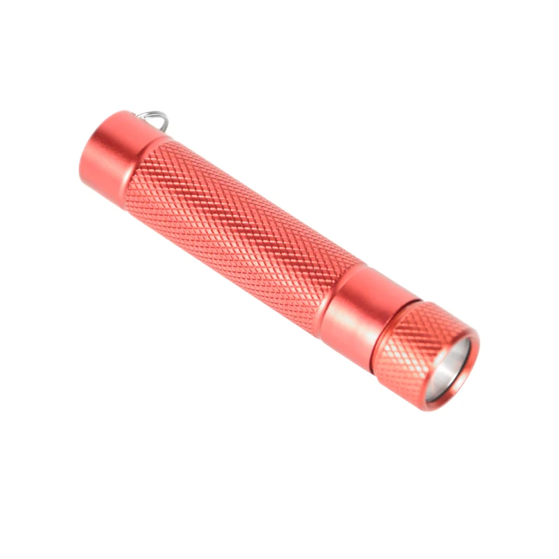 

BORUiT SLD-T25B XPE R5 LED Mini Flashlight with Key Chain IPX6 Waterproof Torch Camping Portable Lantern Pocket Light