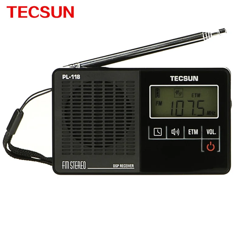 TECSUN PL 118 Supper Mini FM Radio Stereo High Quality Portable Radio