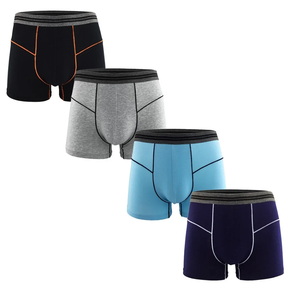 Comfortable Performance Boxer Trunk Cotton Men Underwear Plus Size ...