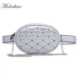 Mododiino модные алмазные поясные сумки высокого качества из искусственной кожи сумки на плечо маленький телефон женские сумки универсальные