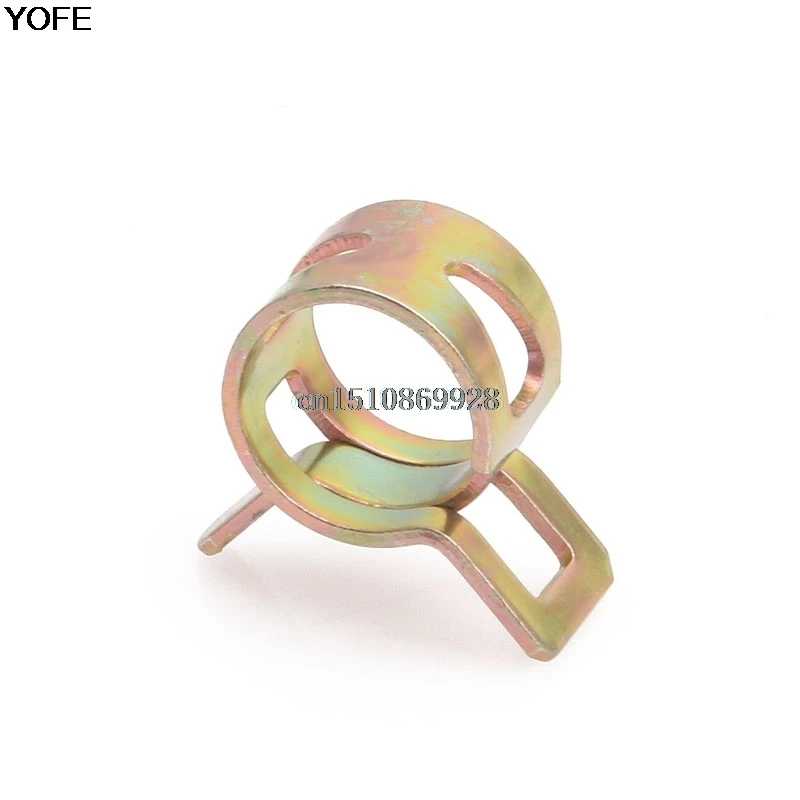 

10Pc Spring Clip Fuel Oil Water Hose Pipe Tube Clamp Fastener 10mm/0.39 inch New